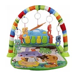 Развивающий коврик Lindo с музыкой, зеленый (668-141 зел)