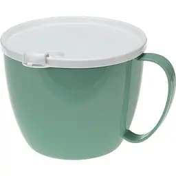 Чашка для супа с крышкой, фисташковая 0.7 л (1214-IH-фисташковый)