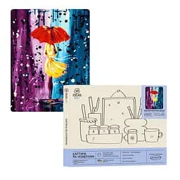 Набір для розпису по номерах "Відображення дощу" 40*50 см
