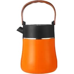 Чайник-термос 700 мл із заварником та датчиком температури, помаранчевий Yiwu HP-14-22O