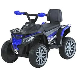 Електромобіль дитячий Bambi Квадроцикл Racer M 6125EBLR-4 до 3 км/год 6V 800mA екошкіра синій