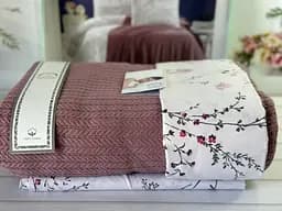 Постільна білизна з в’язаним пледом Murdum Romeo Home pbe0051435 - мініатюра 2