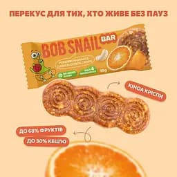 Фруктово-горіховий батончик Bob Snail Хурма-Апельсин-Кеш’ю-Кріспи Кіноа 35 г - мініатюра 2