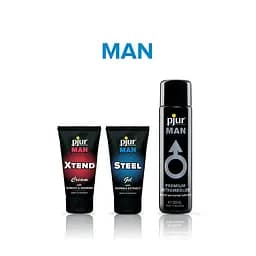 Густий силіконовий лубрикант Pjur MAN Premium Extremeglide із тривалим ефектом, економна, 100 мл - мініатюра 3