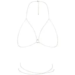 Цепочка портупея Bijoux Indiscrets Magnifique Bra Chain украшение на тело Gold