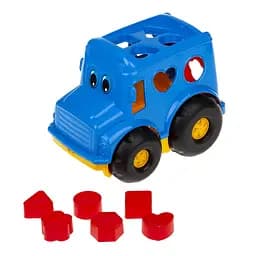 Сортер-автобус "Бусик" №1 Colorplast 0244 Синий