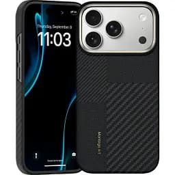 Чехол Benks Montage ArmorAir Kevlar Case 600D/1500D Magnetic для Apple iPhone 17 Pro Max Black [145681]