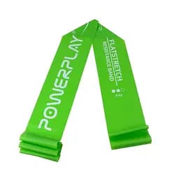 Лента эспандер PowerPlay PP_4112_Green_Medium, зеленая (200х15х0.5 мм, 9 кг)