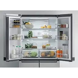 Холодильник Whirlpool багатодверний 187.4x90.9х69.8 холодильне відділення 384 л морозильне відділення 207 л 4 двері А++ NF дисплей нержавіюча сталь (WQ9B3LEF) - мініатюра 5