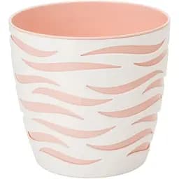 Горщик для квітів Form-Plastic Sahara Duo-14 1.65 л біло-нюдовий (4400-011+066W)