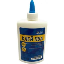 Клей канцелярський ПВА 358010 ковпачок-дозатор 250 грам