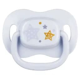 Пустышка Canpol babies Newborn baby силиконовая симметричная 6-18 месяцев голубая (22/581_blu_new)