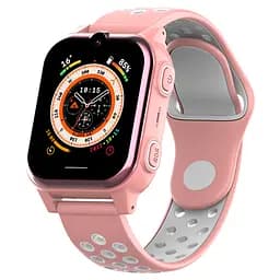 Смарт часы-телефон детские Wonlex CT21 с видеозвонком WI-FI GPS SIM-карта Pink (18556)