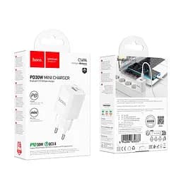 Адаптер мережевий HOCO Charm charger C149A |1USB/1Type-C, 30W/3A, PD/QC| - мініатюра 2