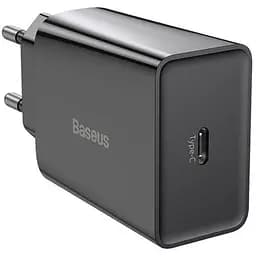 Зарядний пристрій Baseus Speed ​​Mini Quick Charger USB-C 20W EU Black - мініатюра 4