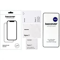 Захисне скло BeCover для Google Pixel 8 Pro 10D Black (711492) - мініатюра 2