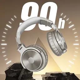 Навушники OneOdio Studio Pro C Bluetooth+3,5мм Silver (Pro C Silver) - мініатюра 7