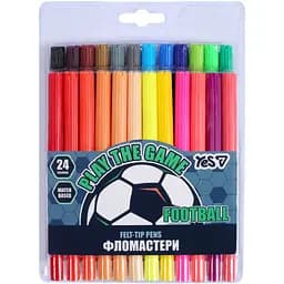 Фломастери Yes Football 24 кольори (650602)