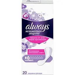 Щоденні прокладки Always Непомітний Захист Нормал 20 шт.