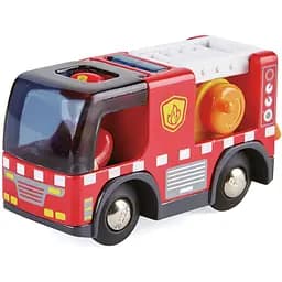 Іграшковий пожежний автомобіль Hape з сиреною (E3737) - мініатюра 3