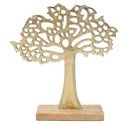 Декор алюмінієвий MBM HOME Дерево на підставці золотий 300х90х330 мм (DH-ST-39 L GOLD)