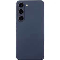 Чохол TPU GETMAN Liquid Silk Full Camera для Samsung Galaxy S23 Синій / Midnight Blue