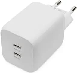 Зарядное устройство 2хUSB-C 65W GaN Digitus teh0018825