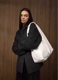 Женская сумка Sambag HOBO L белая 34 х 37 х 16 см (53300008)