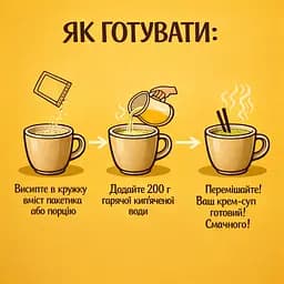 Набір натуральних крем-супів у саше Street Soup MIX SET 4 смаки, 28 шт. × 40 г - мініатюра 3