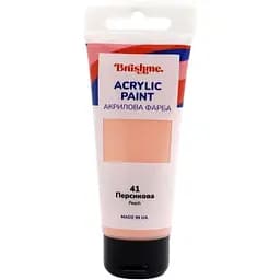 Акрилова фарба Brushme глянцева Персикова TBA60041 60 мл
