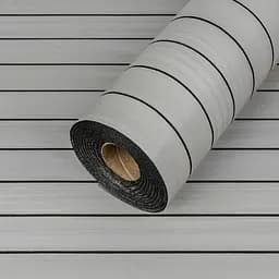 Покриття вінілове самоклеюче 3D рейки Білий Шпон 600х2900х3 мм SW-00002904