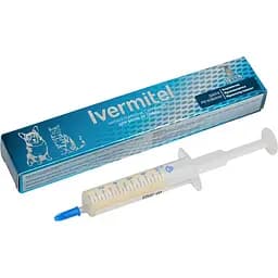 Суспензія антигельмінтна для котів та собак Modes Ivermitel зі смаком м'яса 10 мл 