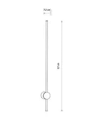 Світильник настінний вуличний Nowodvorski 11550 Orla LED M 1x20W 3000K 1300Lm IP54 чорний - мініатюра 6
