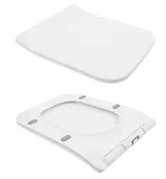 Унітаз підлоговий Qtap Crow Eco Rimless з сидінням Slim Duroplast/ Soft-close/ Quick Release QTCRO27W48750 - мініатюра 8
