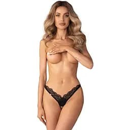 Трусики-стринги Obsessive Arrowel L/XL черный