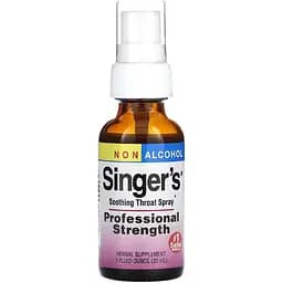 Спрей для горла успокаивающий Herbs Etc. Singer's Soothing Throat Spray профессиональный без спирта 30 мл