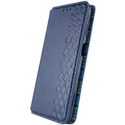 Шкіряний чохол-книжка GETMAN Cubic (PU) для Samsung Galaxy A14 4G/5G Синій - мініатюра 4