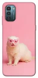 Чохол Demsky Білий тхір для Nokia G21