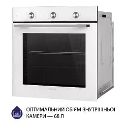 Духова шафа електрична Minola EO 684 WH - мініатюра 4