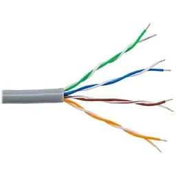 Кабель витая пара Atcom (60510) Standard FTP, 0.51мм, ССА, CAT6, 1Gb/s, 305м