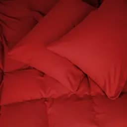 Простирадло на резинці MirSon Фланель 009 Red 180x200 см (2200009651977)