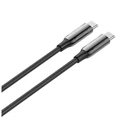 Дата кабель USB-C to USB-C 1.0m (PVC+Aluminum Alloy) (PD Fast Charging 240W) 5А black ColorWay (CW-CBPDCC069-BK) - мініатюра 5