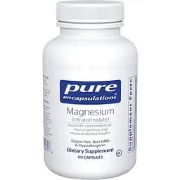 Магний цитрат / малат Pure Encapsulations Magnesium (citrate / malate) 90 капсул