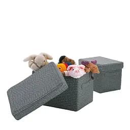 Набір кошиків Kela Rimossa чорний 3 шт. (32124) - мініатюра 2
