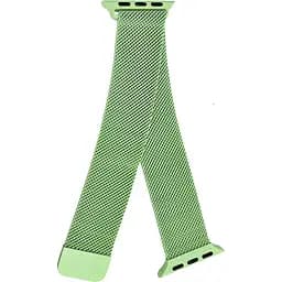 Ремінець DK CDK для Apple Watch 42mm (Series 10) Метал Milanese Loop (05526) (light green)