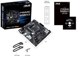 Материнська плата ASUS PRIME B450M-K II (Prime B450M-K II) (Socket AM4, AMD B450, Micro-ATX) - мініатюра 5