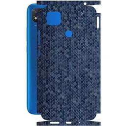 Захисна плівка StatusSKIN для Xiaomi Redmi 9c NFC 2020 Корпус Вініл Соти сині