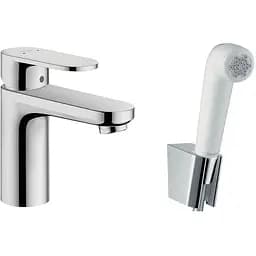 Змішувач для раковини Hansgrohe Vernis Blend 100V з гігієнічною лійкою хром (71215000)