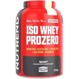 Протеин Nutrend Iso Whey ProZero, 2.25 кг - Шоколадный брауни