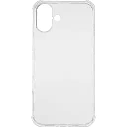 Чохол-накладка ColorWay TPU AntiShock Apple iPhone 16 Plus Clear